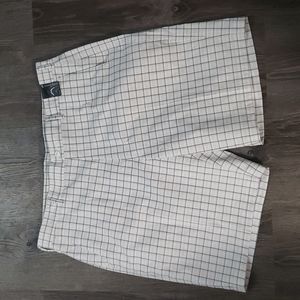 NWT! Men's Pebble Beach Performance Golf Shorts Size 40 White Plaid